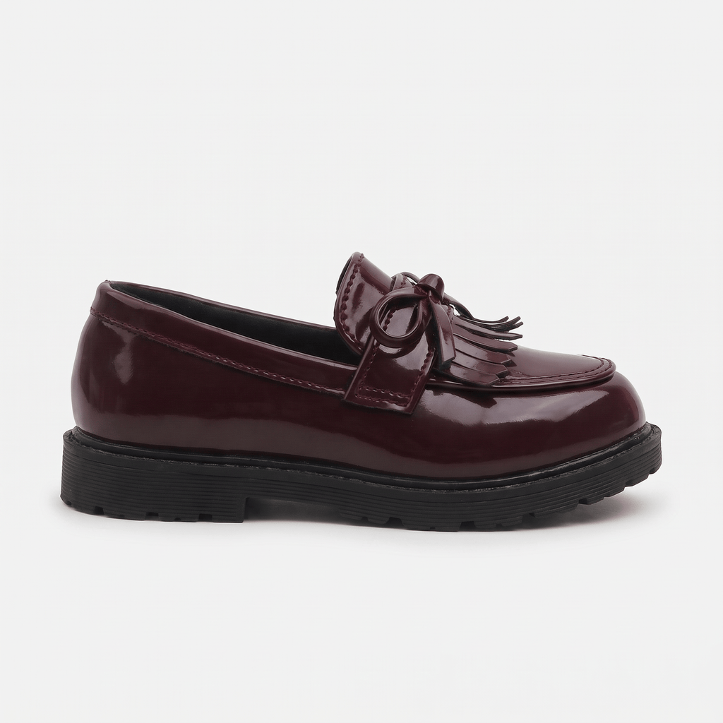 Kids' Fringed Patent Loafer