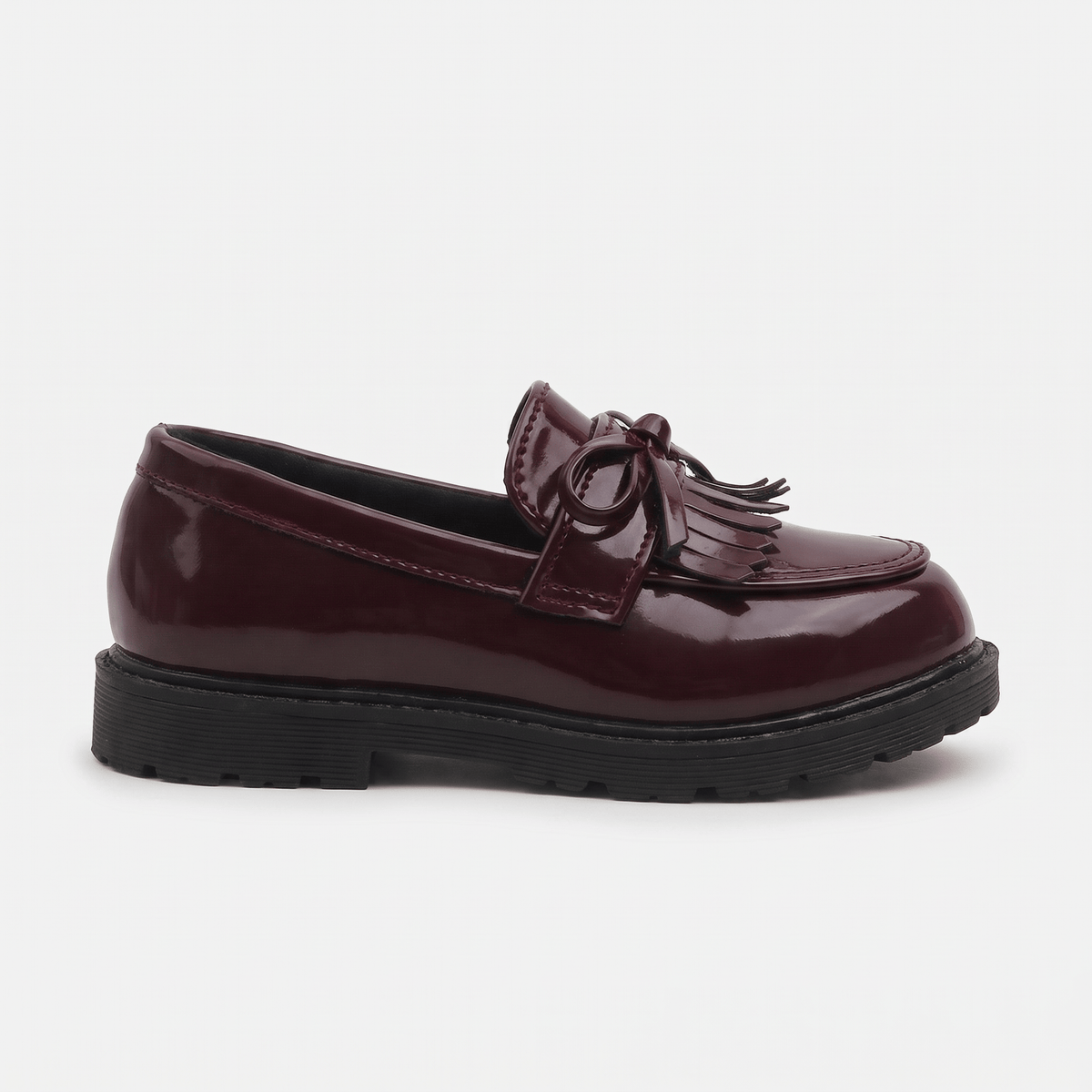 Kids' Fringed Patent Loafer