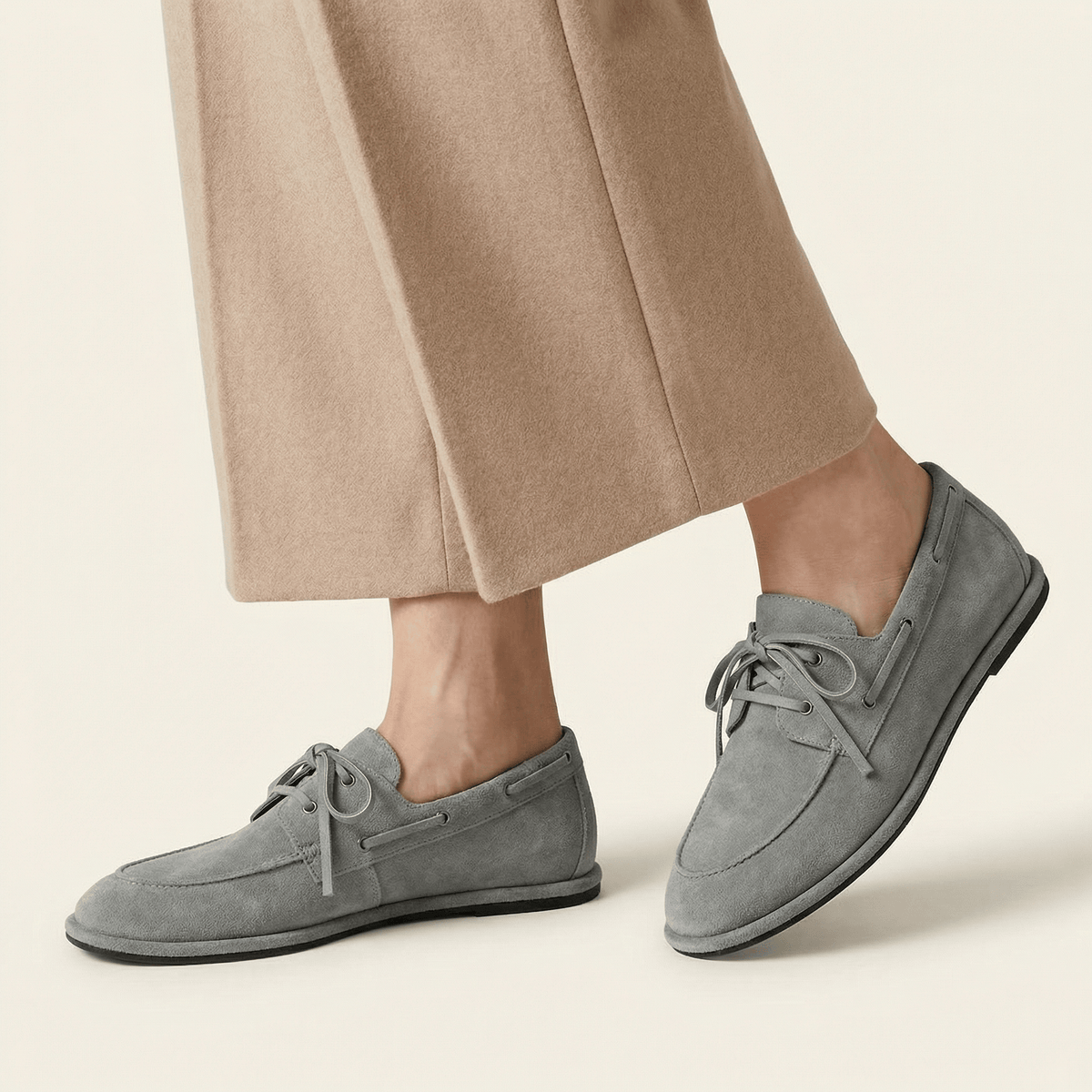 Women's Laced Suede Loafer
