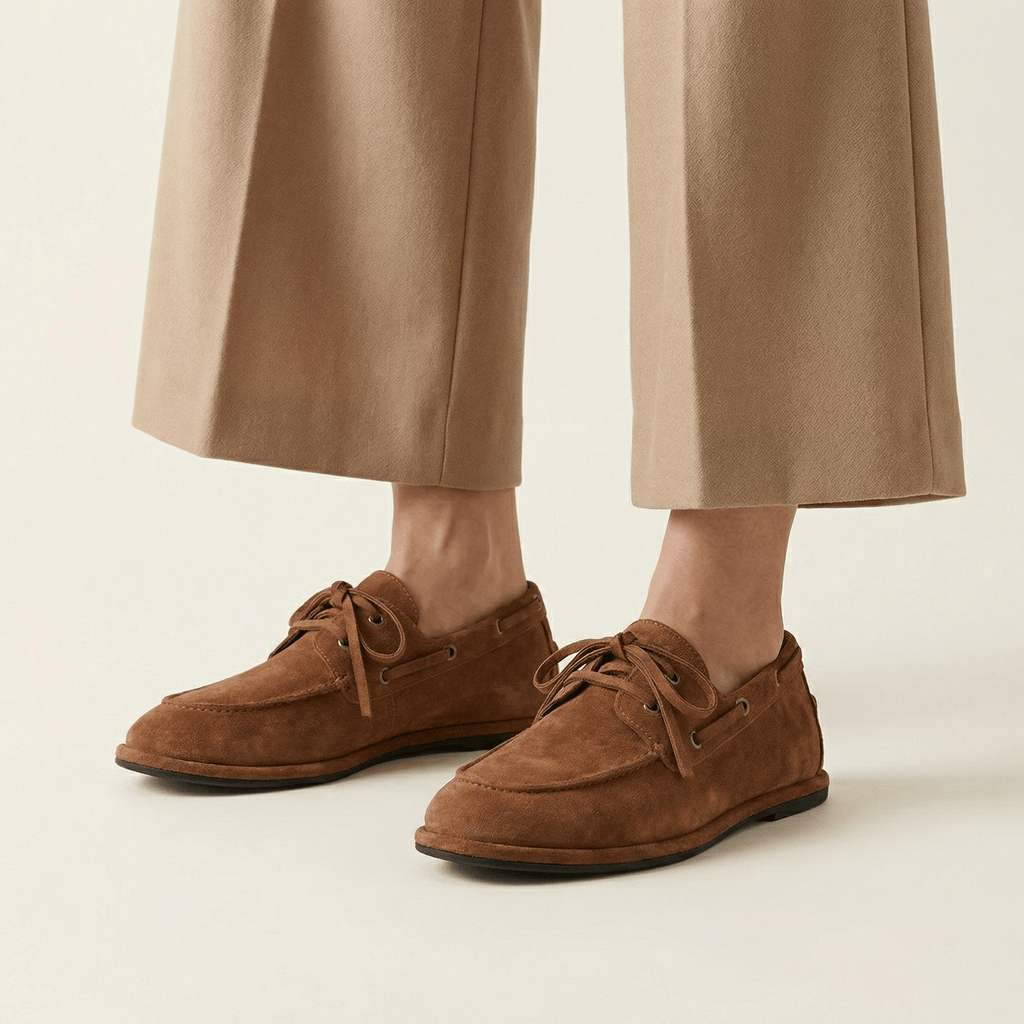 Women's Laced Suede Loafer