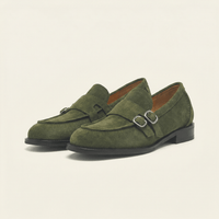 Women's Double-Buckle Low-Heel Loafer