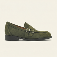 Women's Double-Buckle Low-Heel Loafer