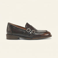Women's Double-Buckle Low-Heel Loafer