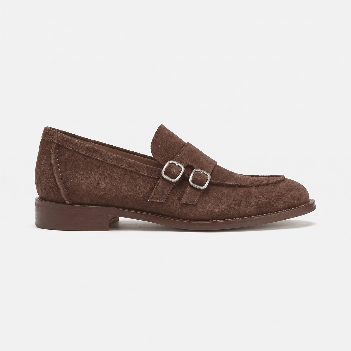 Women's Double-Buckle Low-Heel Loafer