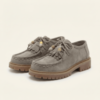Women's Suede Wedge Loafer