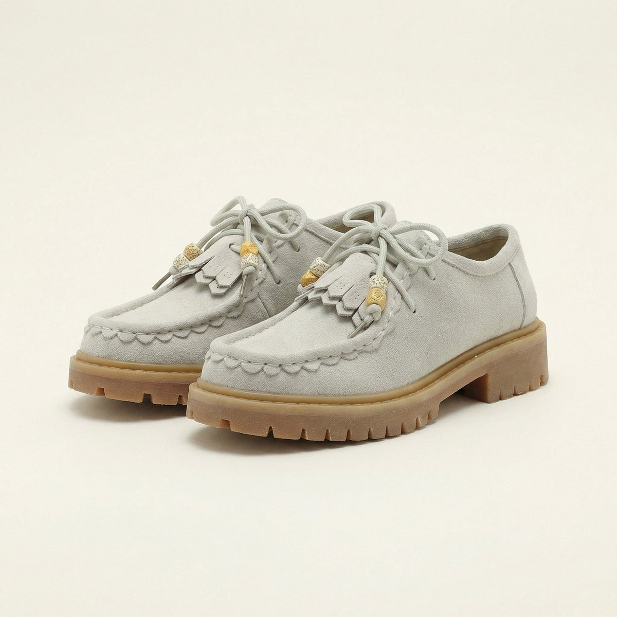 Women's Suede Wedge Loafer