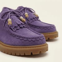 Women's Suede Wedge Loafer