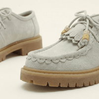 Women's Suede Wedge Loafer