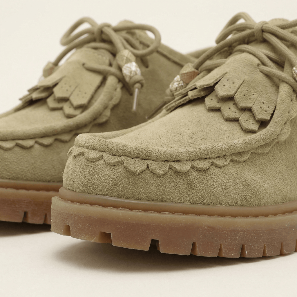Women's Suede Wedge Loafer
