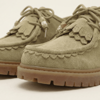 Women's Suede Wedge Loafer
