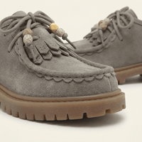 Women's Suede Wedge Loafer