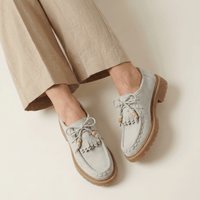 Women's Suede Wedge Loafer