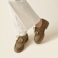 Women's Suede Wedge Loafer
