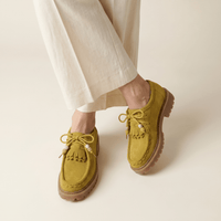 Women's Suede Wedge Loafer