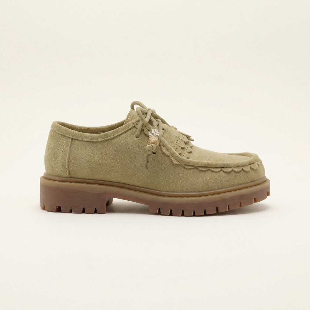 Women's Suede Wedge Loafer