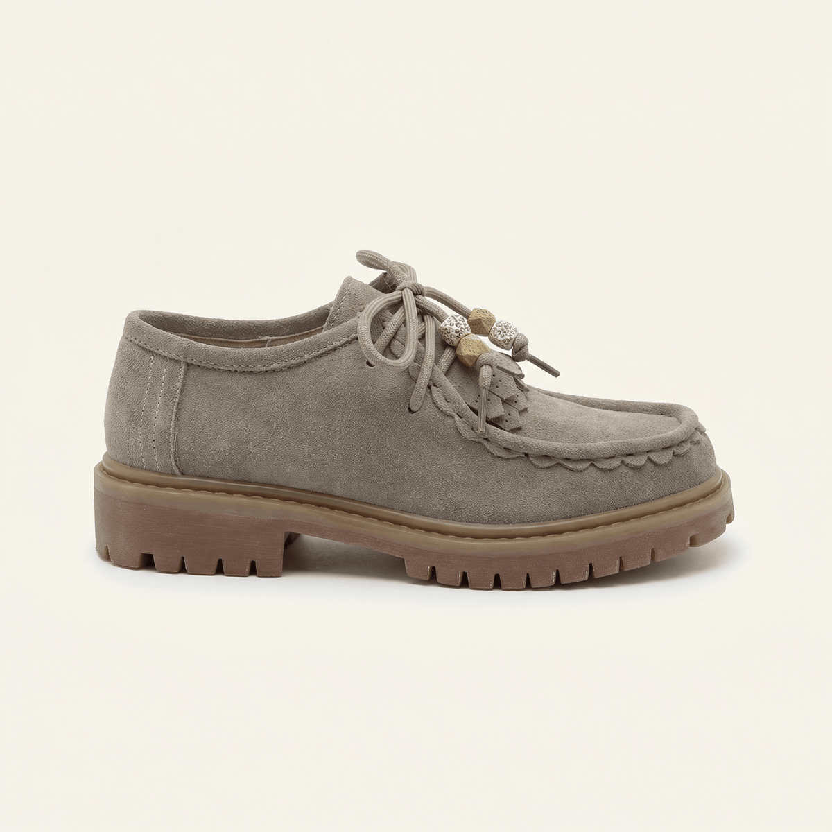 Women's Suede Wedge Loafer