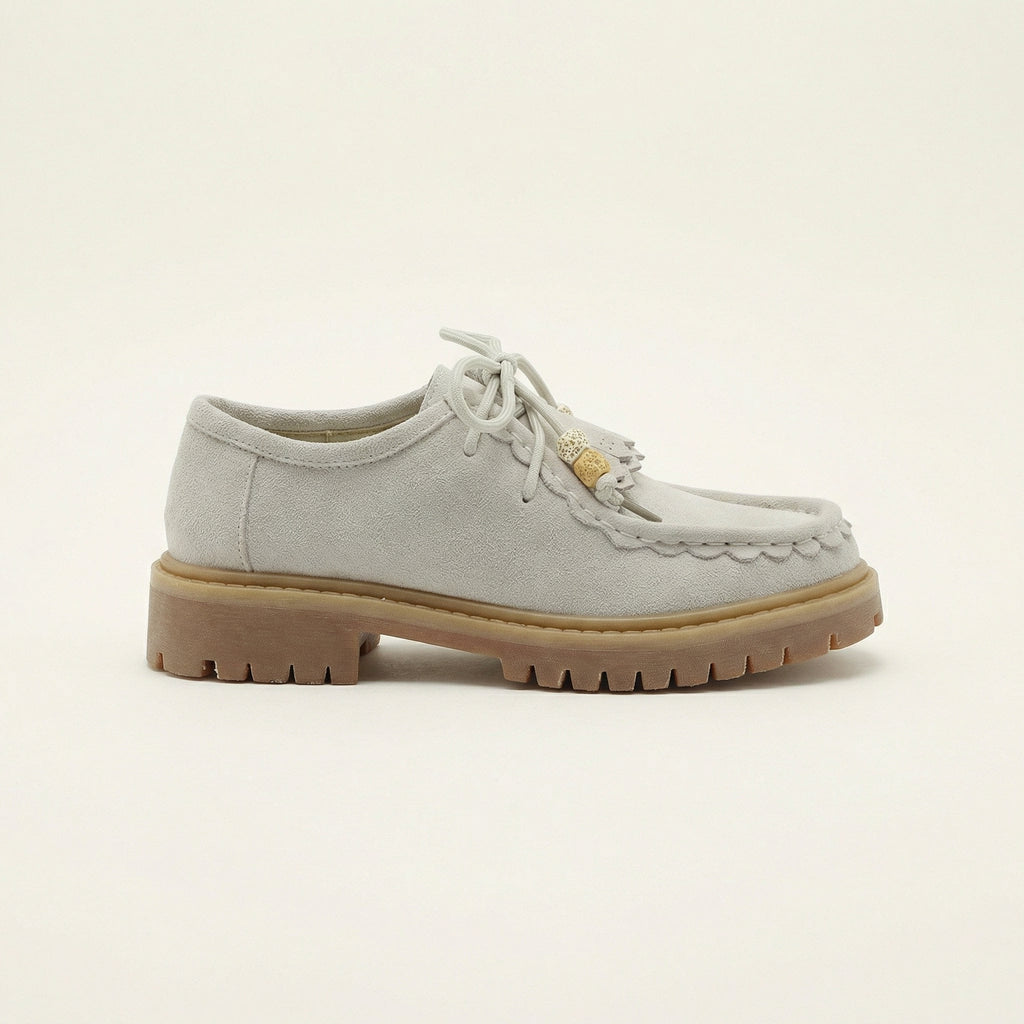 Women's Suede Wedge Loafer