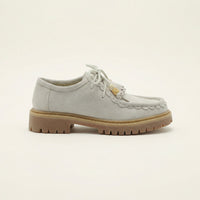 Women's Suede Wedge Loafer