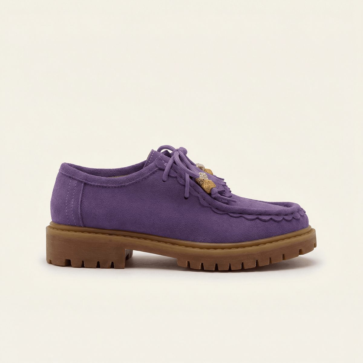 Women's Suede Wedge Loafer