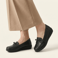 Women's Bow Wedge Loafer