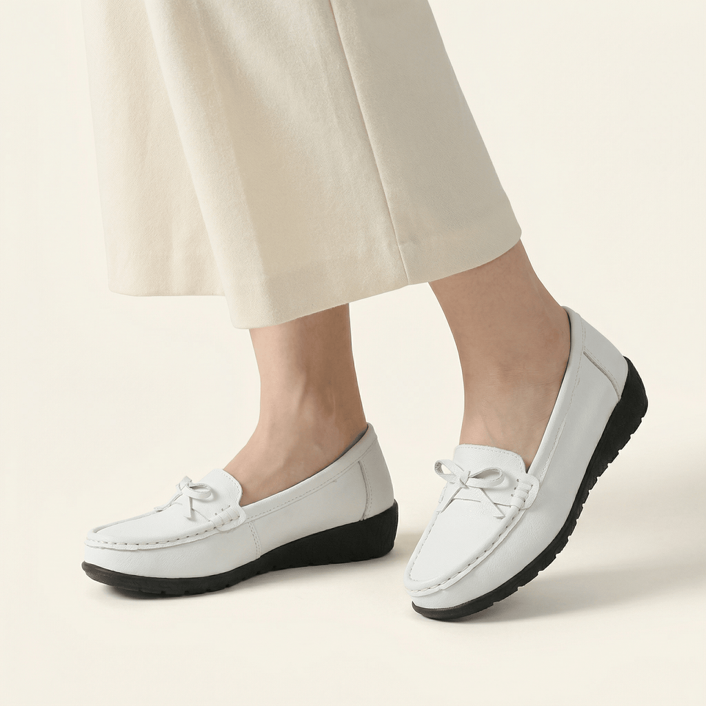 Women's Bow Wedge Loafer