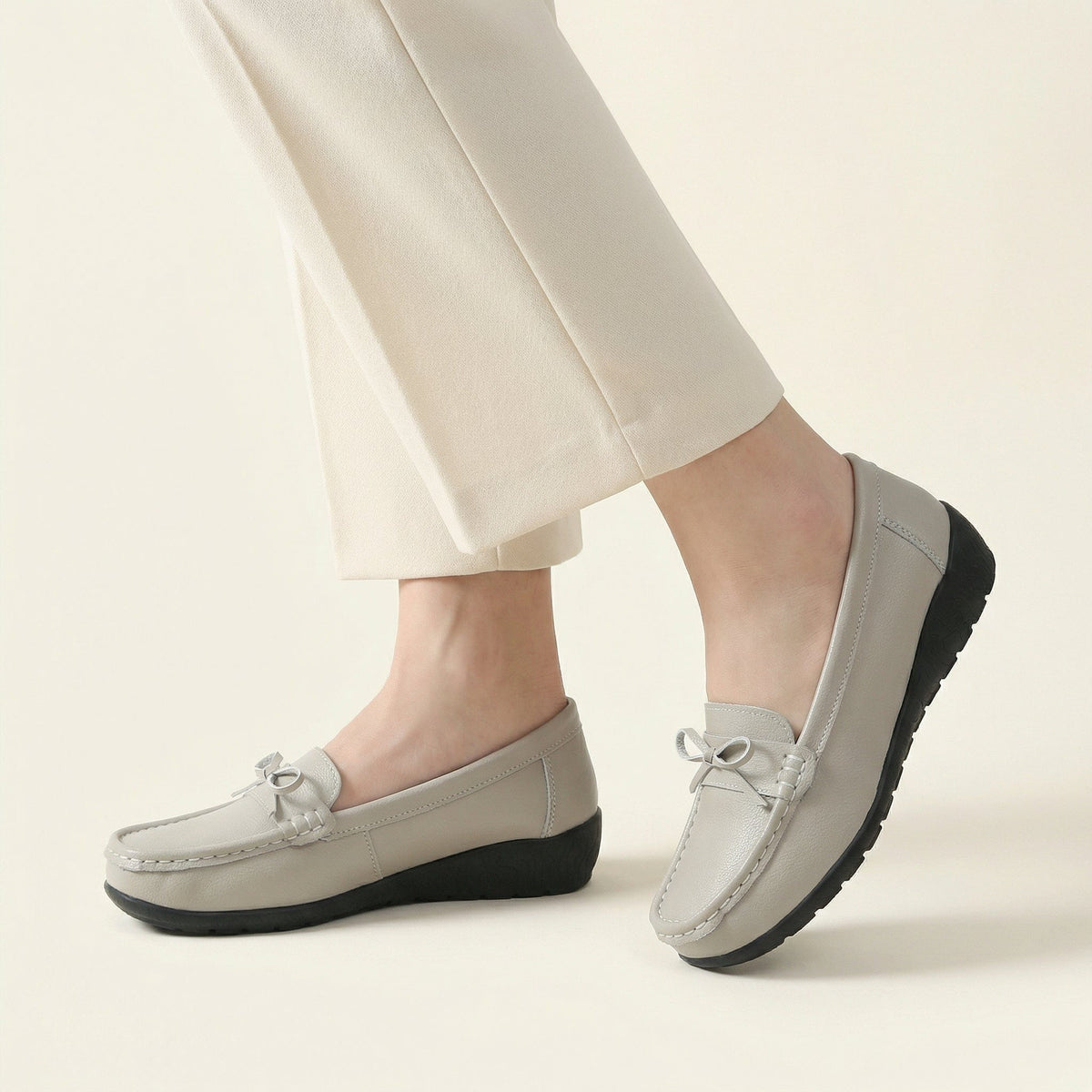 Women's Bow Wedge Loafer