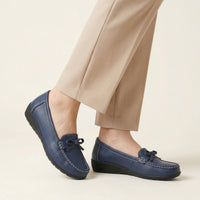 Women's Bow Wedge Loafer