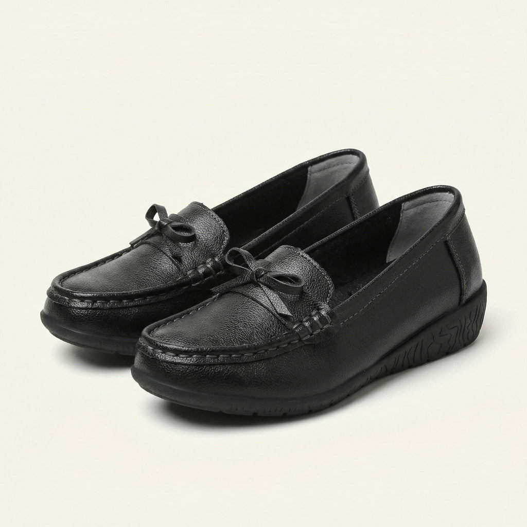 Women's Bow Wedge Loafer