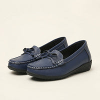 Women's Bow Wedge Loafer
