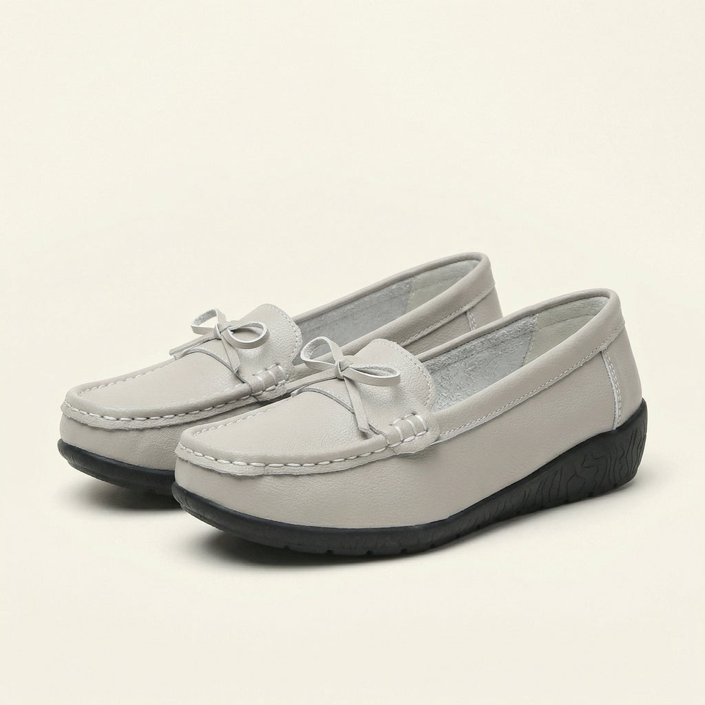 Women's Bow Wedge Loafer