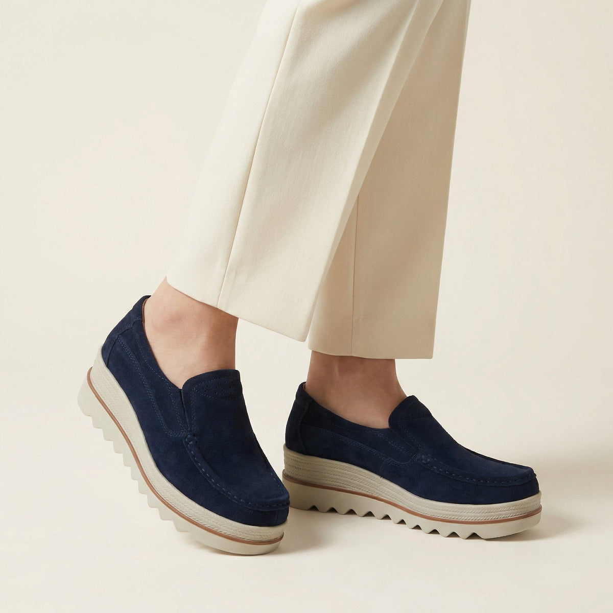 Women's Lug Sole Wedge Loafer