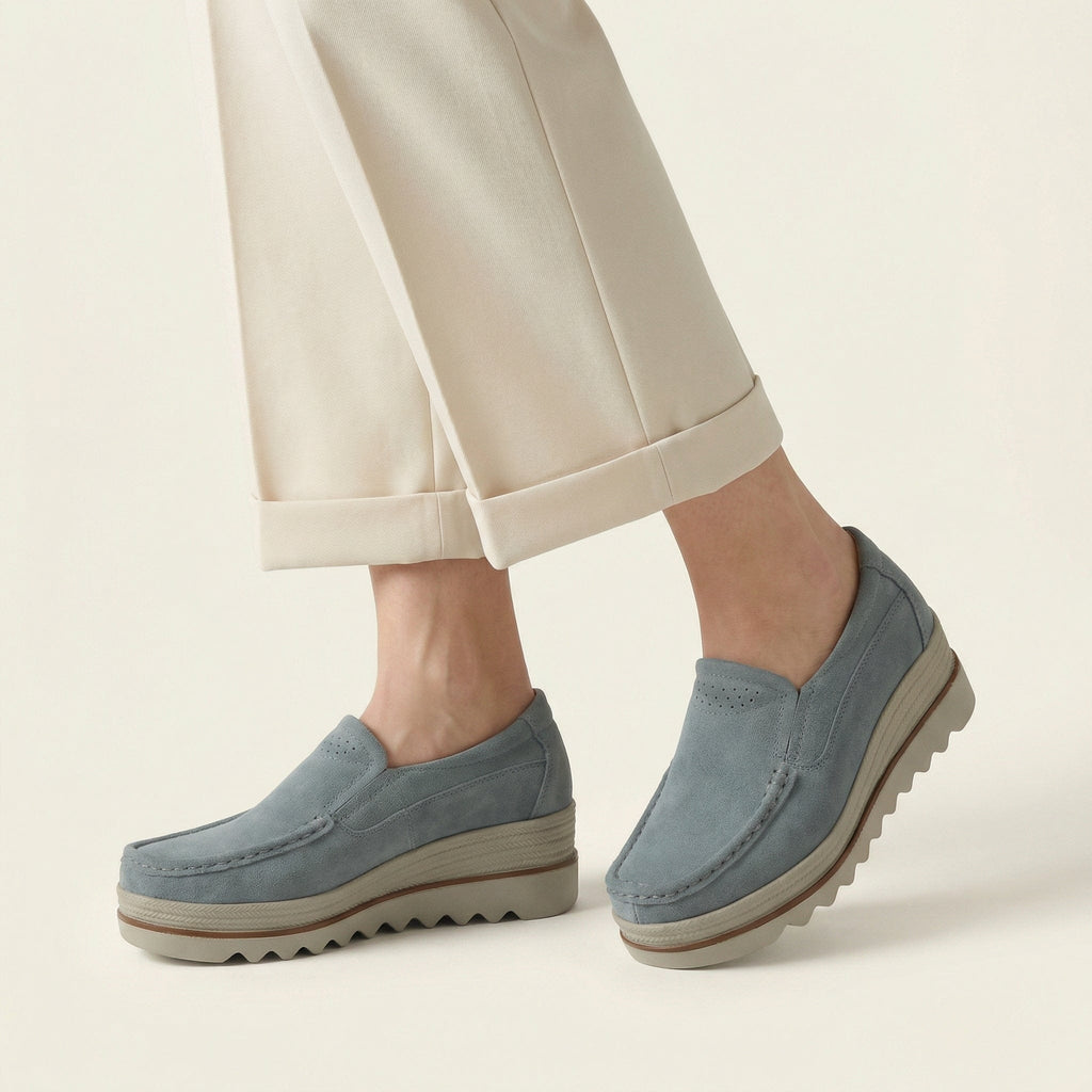Women's Lug Sole Wedge Loafer