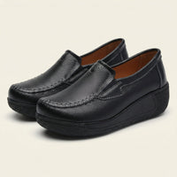Women's Leather Wedge Loafer