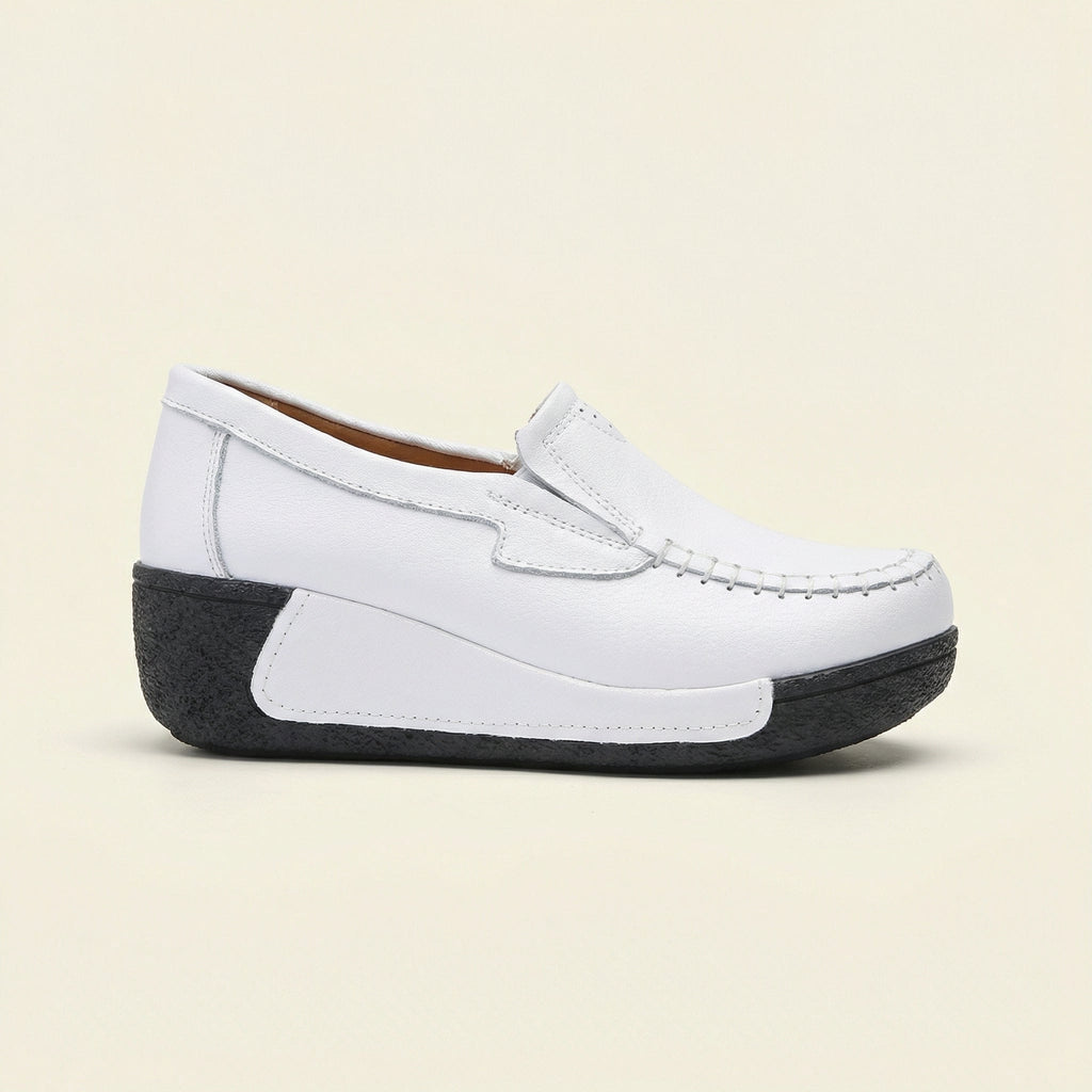 Women's Leather Wedge Loafer