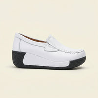 Women's Leather Wedge Loafer