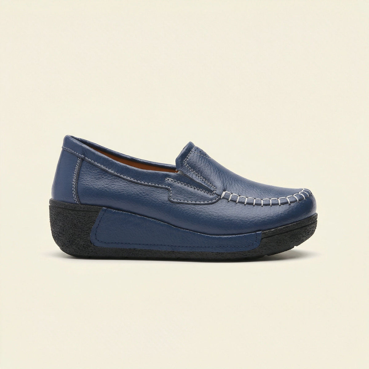 Women's Leather Wedge Loafer