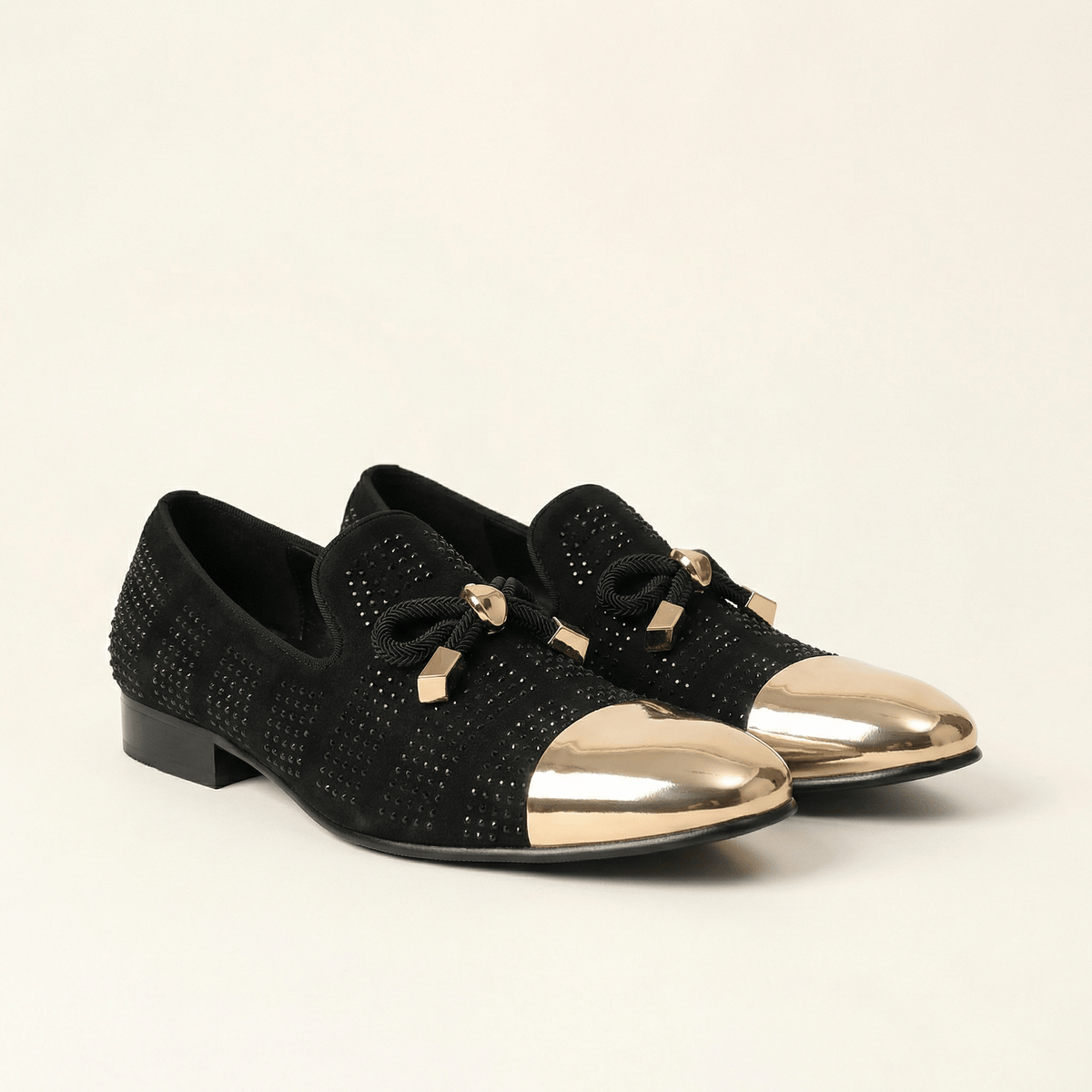 Women's Glitter Dress Loafer with Metal Toe