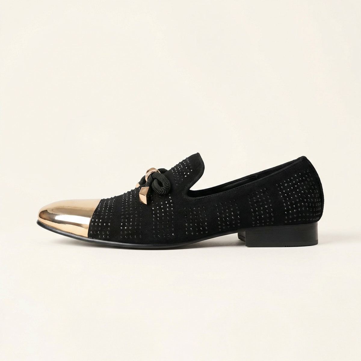 Women's Glitter Dress Loafer with Metal Toe