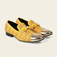 Women's Glitter Dress Loafer with Metal Toe