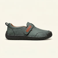 Women's Faux Suede Loafer with Contrast Stitching