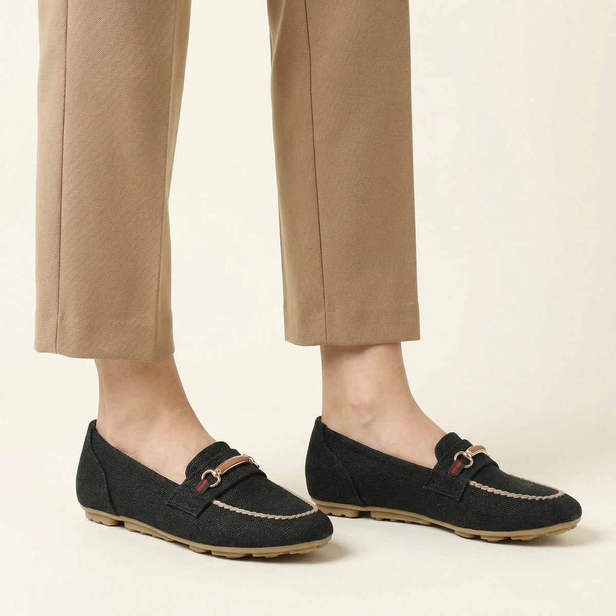 Women's Fabric Bit Loafer