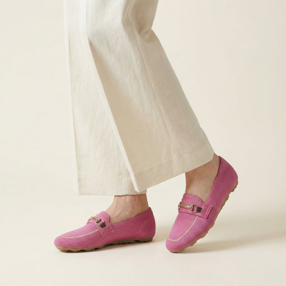 Women's Fabric Bit Loafer