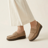 Women's Velvet Penny Loafer