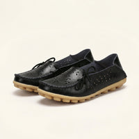 Women's Perforated Lace-Up Driving Loafer