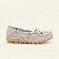 Women's Perforated Lace-Up Driving Loafer