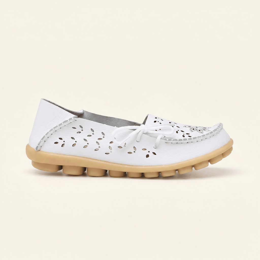 Women's Perforated Lace-Up Driving Loafer