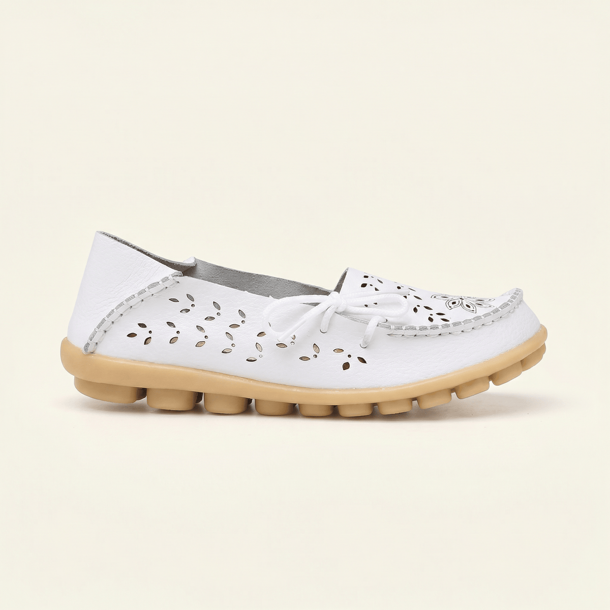Women's Perforated Lace-Up Driving Loafer
