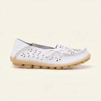 Women's Perforated Lace-Up Driving Loafer