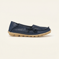 Women's Perforated Lace-Up Driving Loafer