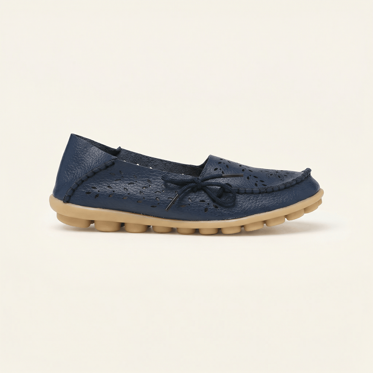 Women's Perforated Lace-Up Driving Loafer